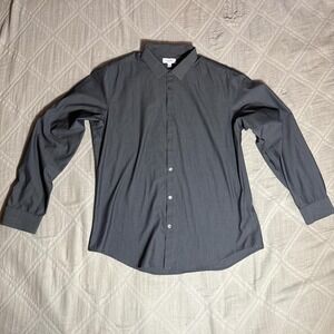 Grey Calvin Klein Button Up